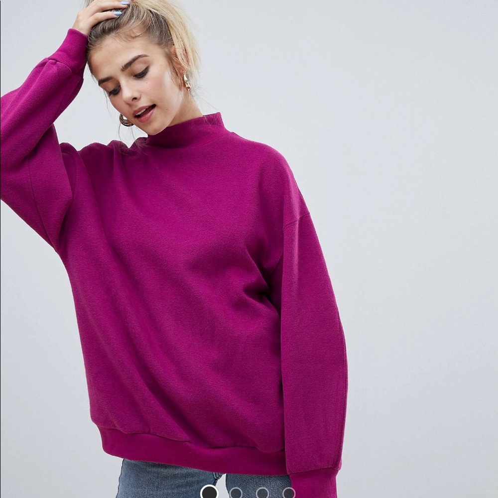 Bershka high neck oversized sweater